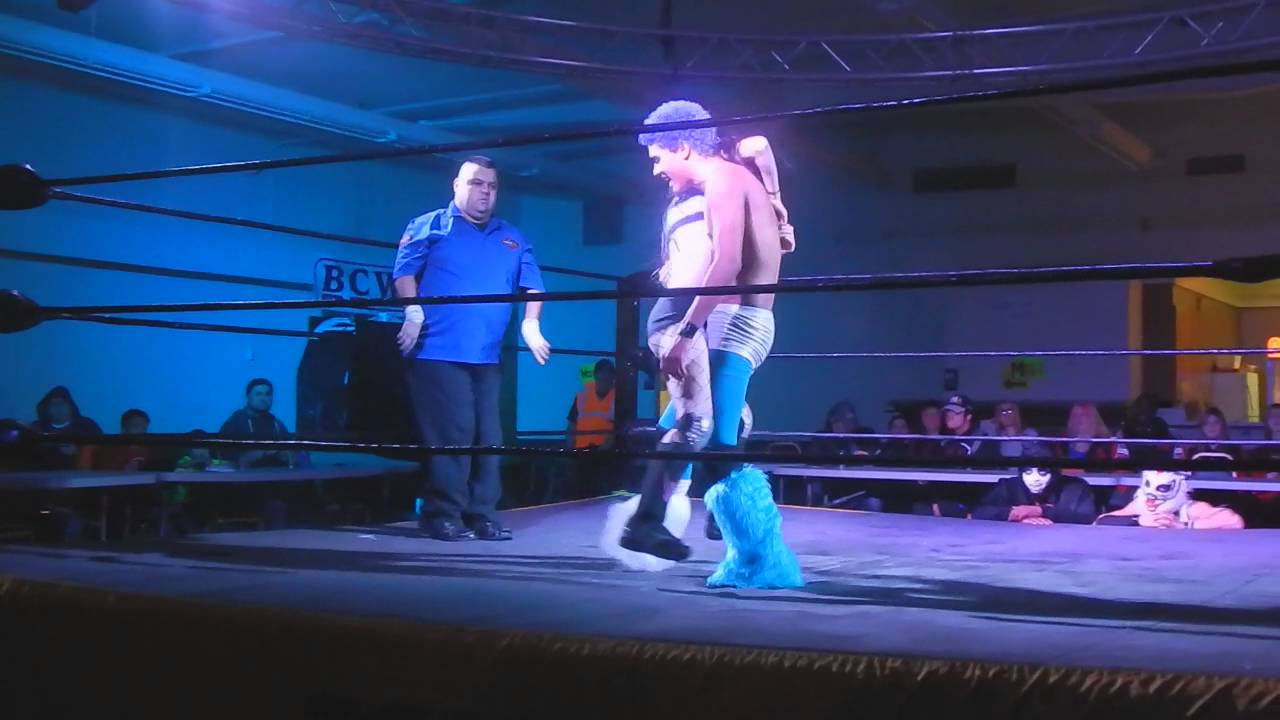 NWA Blue Collar Wrestling Kane James vs Maddie 12/27/15