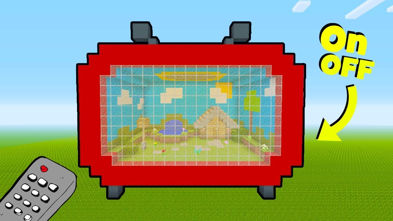 Minecraft: Working TV House - YouTube