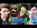 DIL GOES CAMPING! - Dan and Phil Play: Sims 4 #18