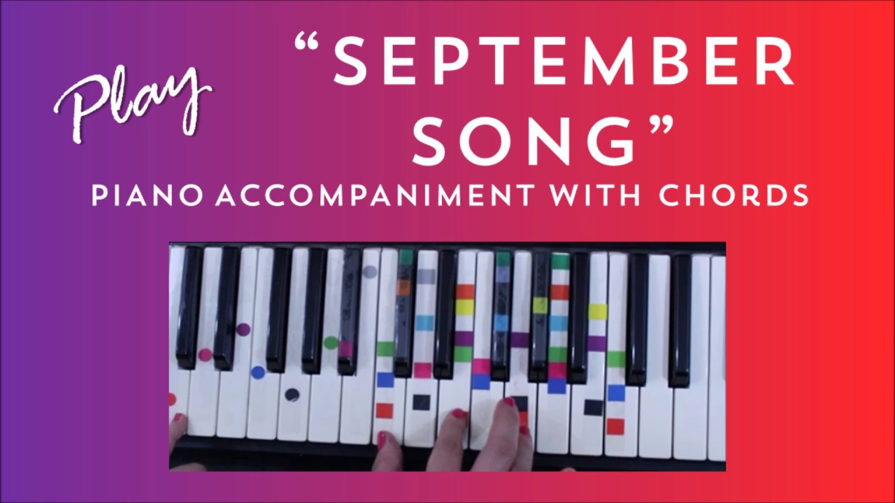 how to play september song jp cooper easy piano chord lesson piano chord sheet