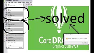 Illegal software! Your Product solved |FIX Save,Copy,Export in corel draw x7 problem solved.100%Work screenshot 5