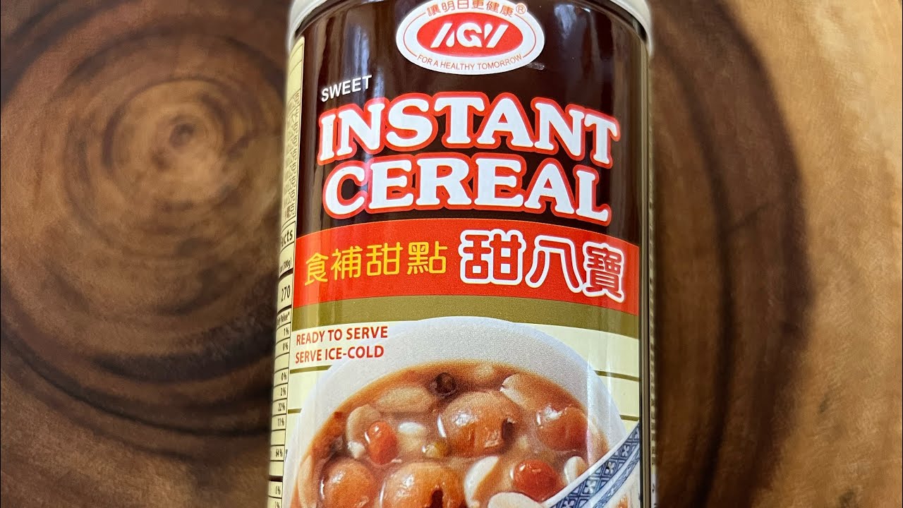 Canned Instant CerealTaiwan YouTube