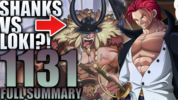 SHANKS VS LOKI / One Piece Chapter 1131 Spoilers