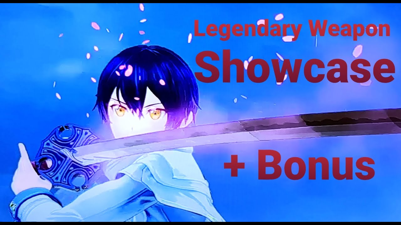 Showcase All "Legendary" Weapons from the Blacksmith + Bonus SAO