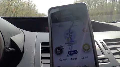 Driving on Interstate I 684 South in the area of Mount Kisco and Bedford exits - April 22 2023