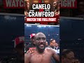 Terence Crawford IN TEARS after DEFEATING Canelo!