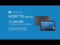 How to install YC-SM116P Smart Home Android POE Touch Control Panel