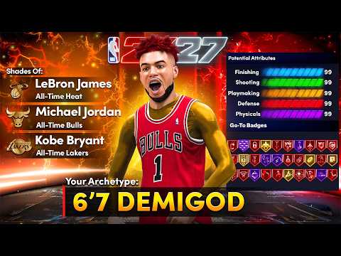 This 6'7 DEMI-G0D BUILD will be a PROBLEM in NBA 2K27! Best 6'7 Guard Build 2k27!