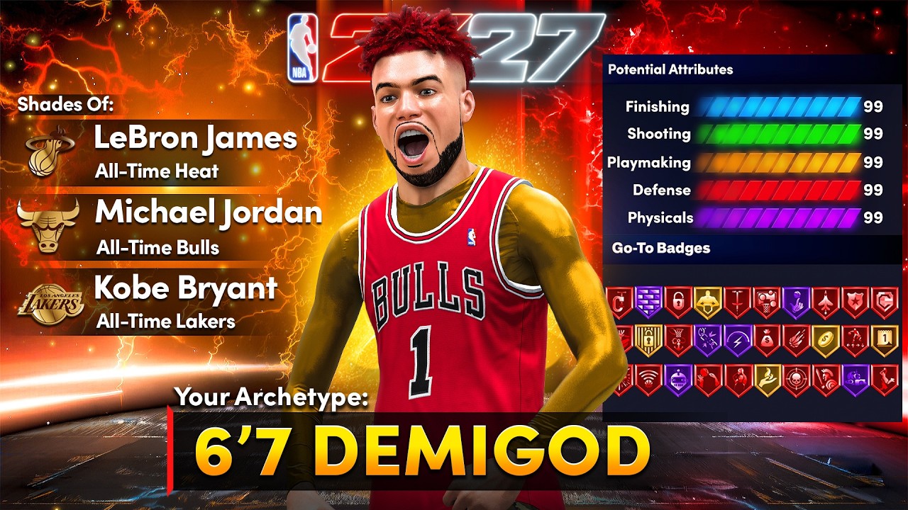 This 6'7 DEMI-G0D BUILD will be a PROBLEM in NBA 2K27! Best 6'7 Guard Build 2k27!