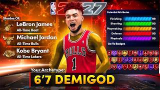 This 6'7 DEMI-G0D BUILD will be a PROBLEM in NBA 2K27! Best 6'7 Guard Build 2k27!