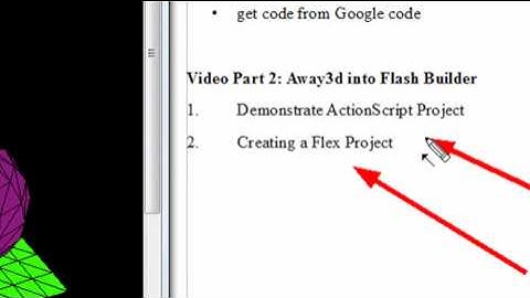 Chapter 2: Away3d into Flash Builder Part 2