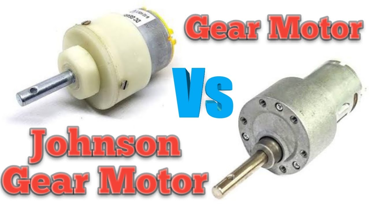 Gear Motor Vs. Johnson Gear Motor, 500 RPM 12v Comparison YouTube