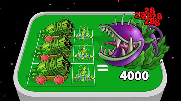 PVZ Fusion MOD (Game 01.4) Merge Plants vs. Zombies Evolution Gameplay, Android Games Merge Battles