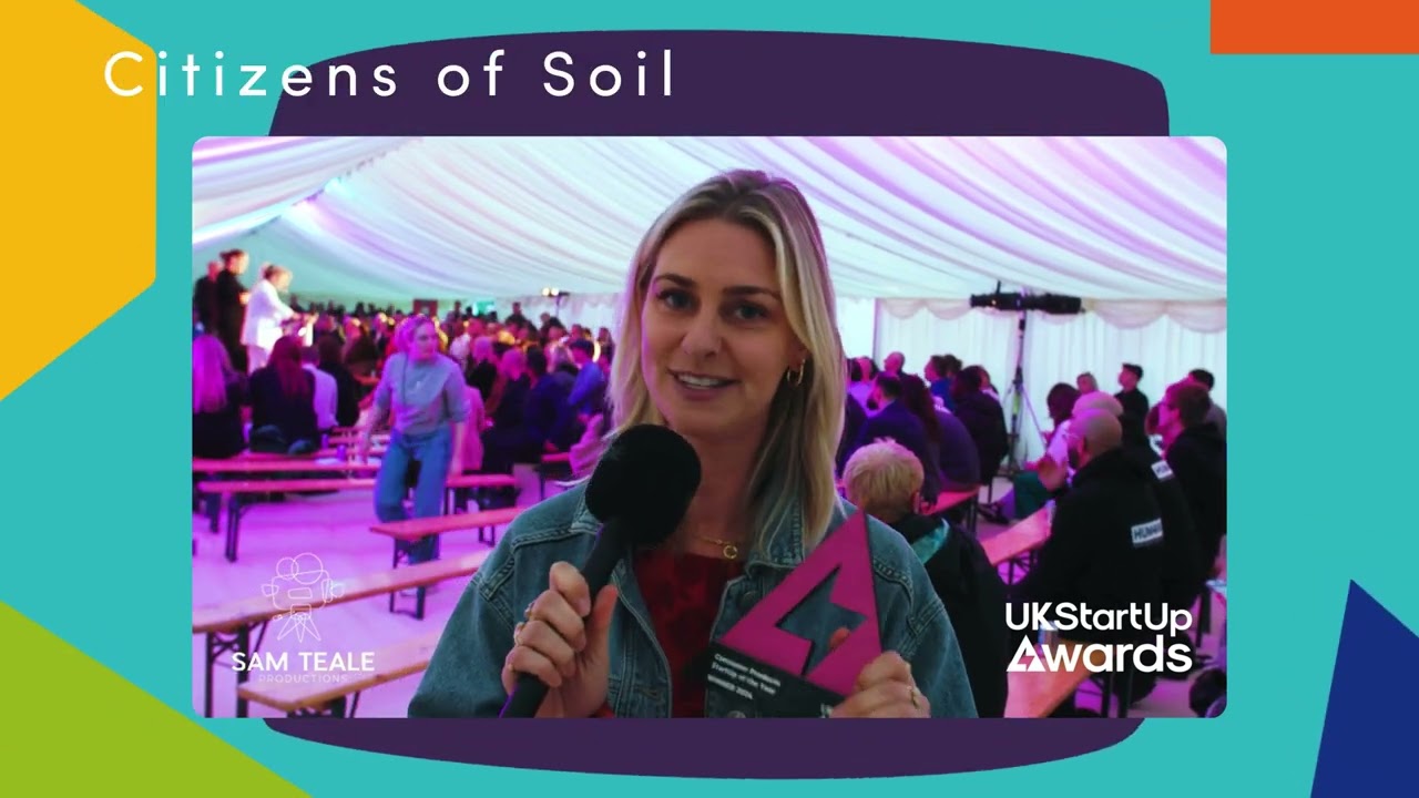 Citizens of Soil Wins Consumer Products StartUp of the Year | UK StartUp Awards 2024