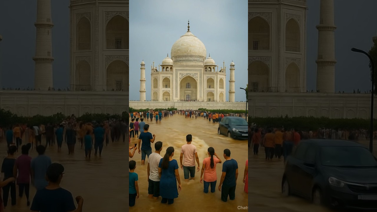 Taj Mahal Under Danger, Tourists Trapped 😭😭🙏🙏💔 