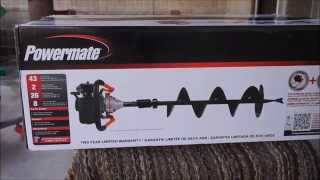 POWERMATE EARTH AUGER 43CC HOMEDEPOT PEA438 REVIEW