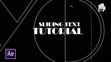Smooth SLIDING Text Animation After Effects | After Effects Text Animation Tutorial