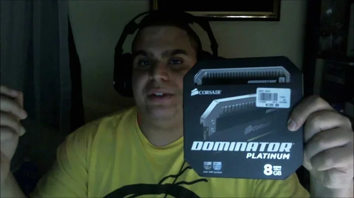 Unboxing CORSAIR Dominator Platinum 8GB 2 x 4GB 2133Mhz HD