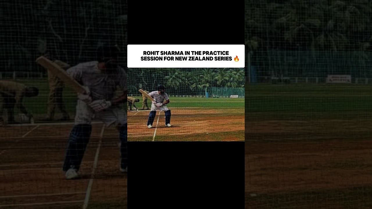 Rohit Sharma’s Practice Session Before NZ ODIs