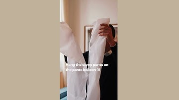 Preparation for pants - Scanovus Automatic Ironing Machine