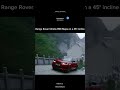 Range Rover Climbs 999 Steps at 45° Incline! 🔥 | Engineering Feat#shorts