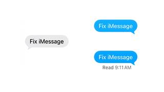How to fix iMessage