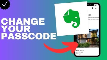 How to change your passcode in the Evernote app?