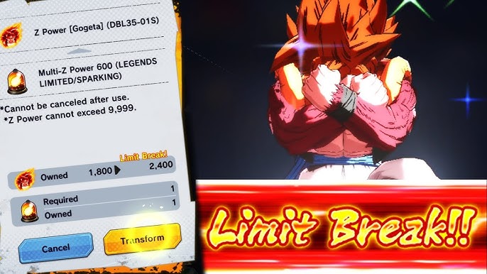 Super Saiyan 4 Gogeta (DBL35-01S), Characters, Dragon Ball Legends