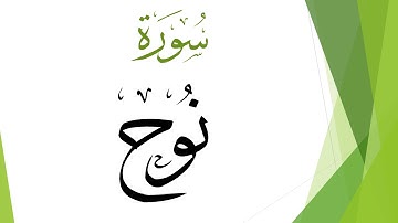 071 سورة نوح .. محمد صديق المنشاوي .. القرآن هدى للمتقين