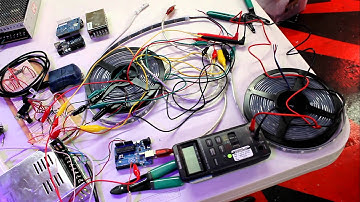 WS2801 LED strip power issue?