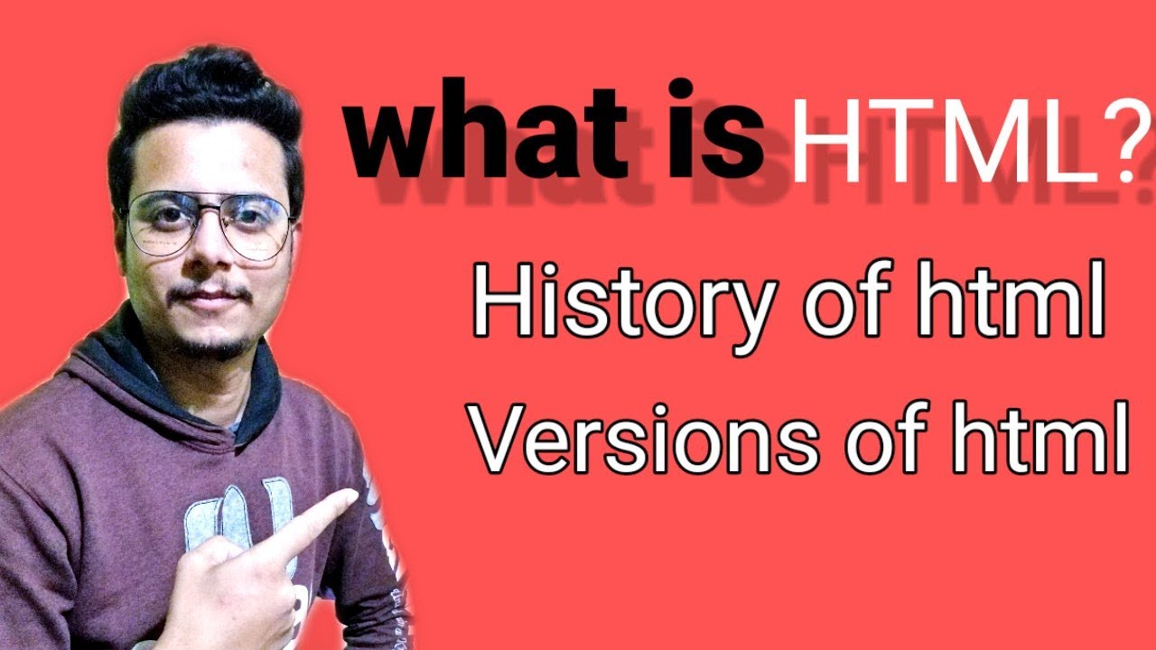 what is html | versions of html | history of html - YouTube