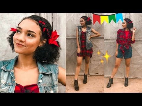 PENTEADO, MAKE E LOOKS PARA FESTA JUNINA/JULINA! Carol ...