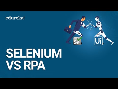 Selenium vs RPA | Test Automation vs Robotic Process Automation | RPA Certification | Edureka