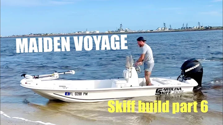 Caroline skiff jv17 maiden voyage / 17ft skiff build part 6 (with the fiance)