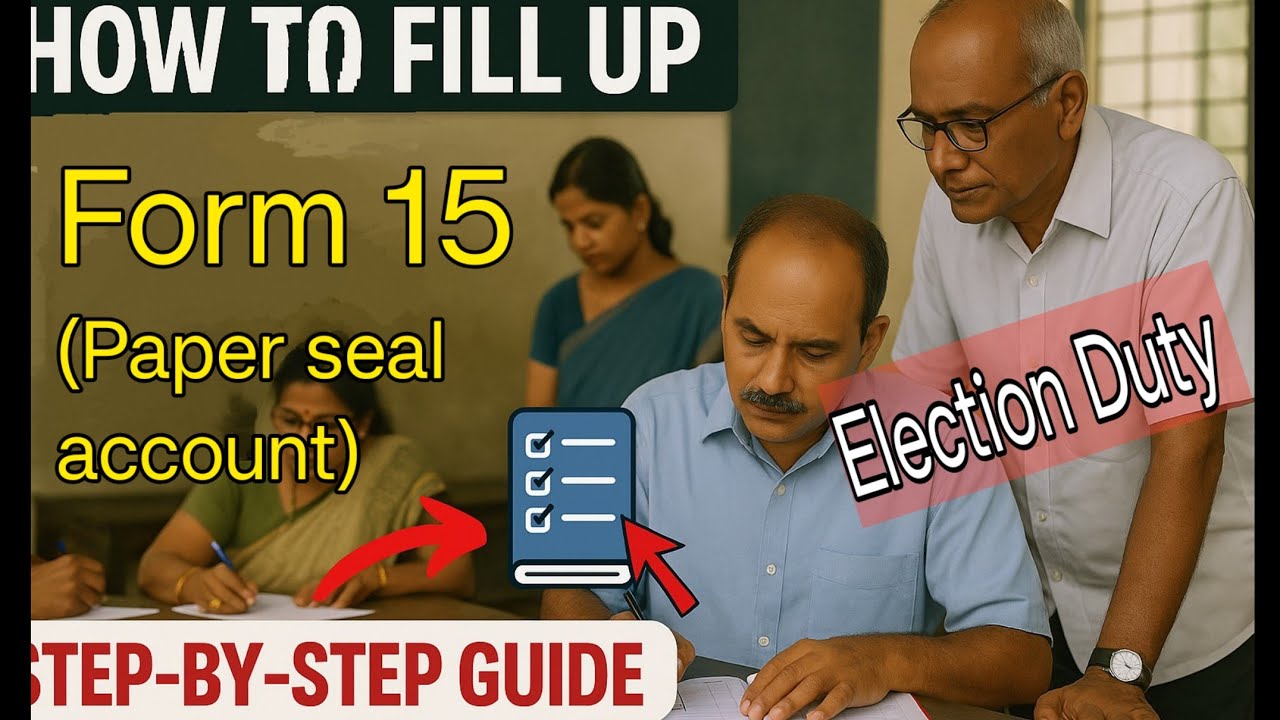 How to Fill Form 15 (Paper Seal Account) | Panchayat Election Assam 2025 | Coaching Zone