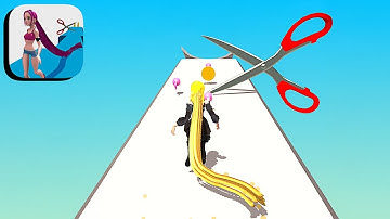 Hair Run Rush ​- All Levels Gameplay Android,ios (Part 8)