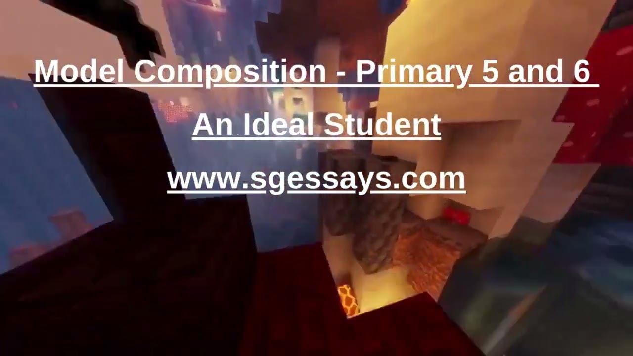 An Ideal Student - Singapore Model Composition / Essay