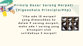 Prinsip Sarang Merpati (Pigeonhole Principle)| Projek UTS Matematika Kombinatorika