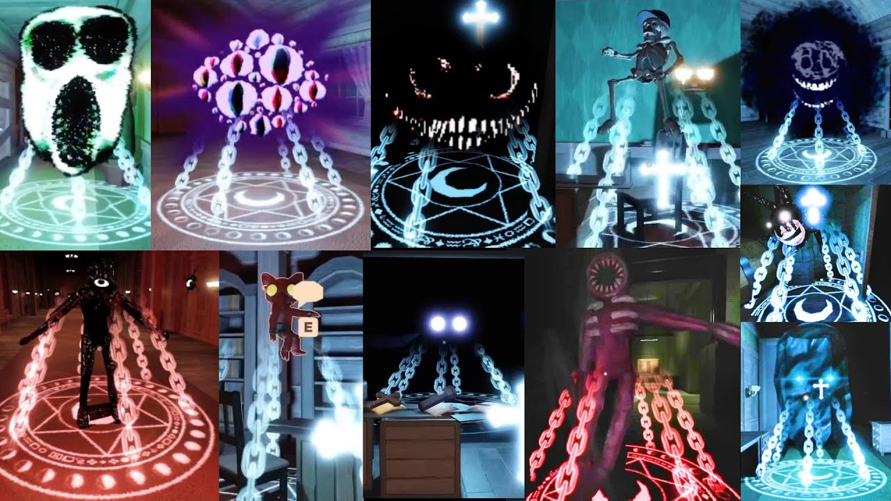 十字架で封印できるエンティティ全種まとめ【ドアーズ/アップデート/DOORS/jumpscares/entities/all monsters