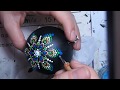 How to paint Mandala for BEGINNERS! #4 -Mandala Christmas Ornaments(medium hard)