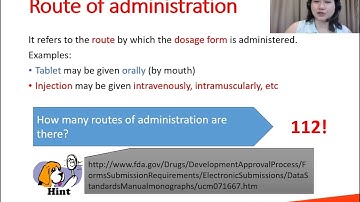 Topic 1a Introduction to Dosage Forms Part 1