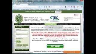 Renew Your RenewCtec.com Account by ProntoIncomeTax 300 views 8 years ago 2 minutes, 9 seconds