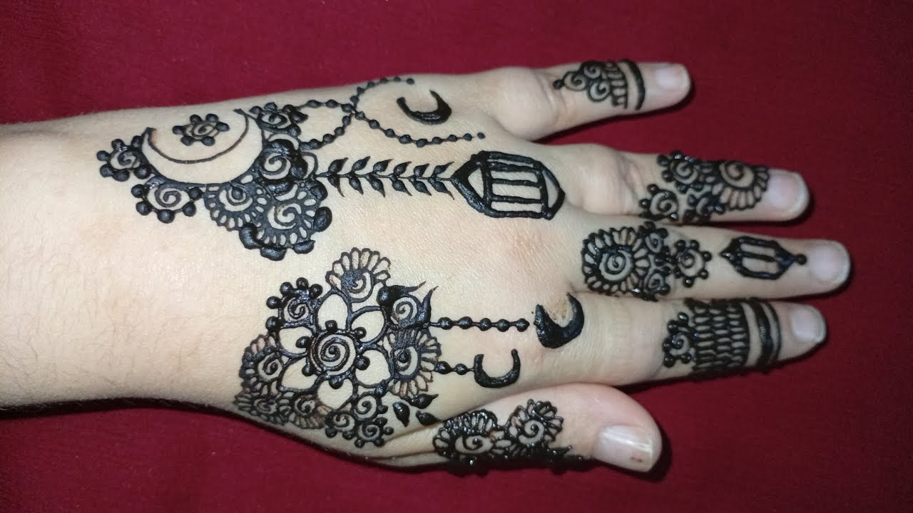 Ramadan Mubarak|Beautiful Mehndi Design|Very Easy Mehndi Design #sunilamehndidesign