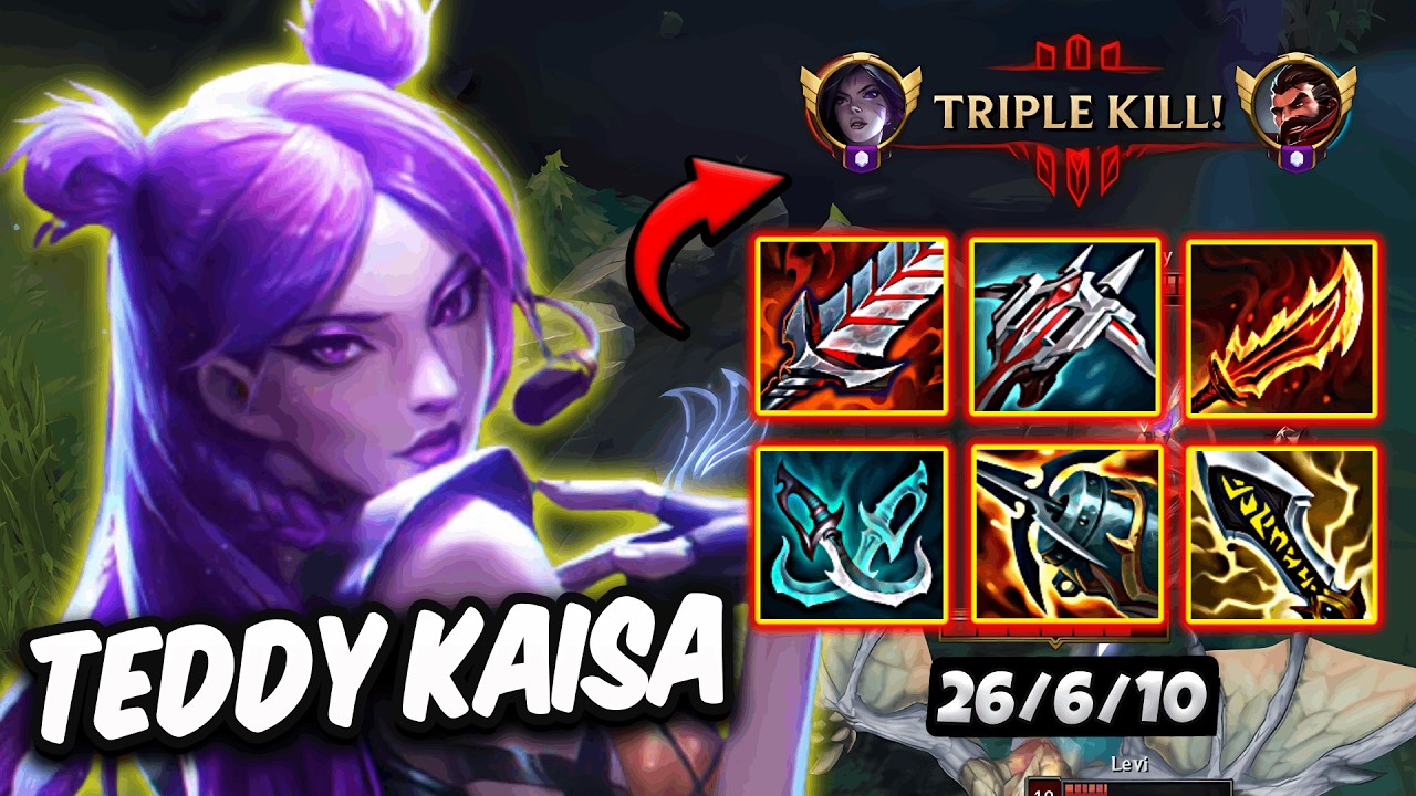 Kaisa vs Ezreal ADC ( Teddy ) Korea Challenger 1463 LP 26/6/10 | Patch 26.5