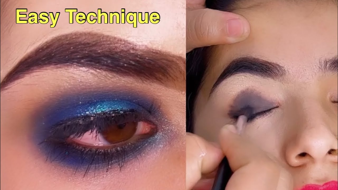 Blue Smokey Eye Makeup Kaise Karen Smokey Eye Makeup Tutorial Step