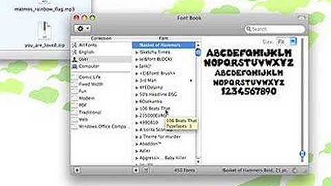Mac Tutorial: Installing Fonts
