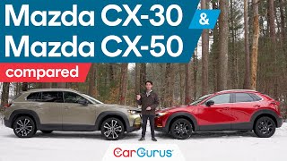2024 Mazda CX30 vs 2024 Mazda CX50