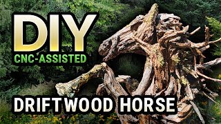 DIY Driftwood Horse Sculpture How-To Build (Reclaimed Wood)