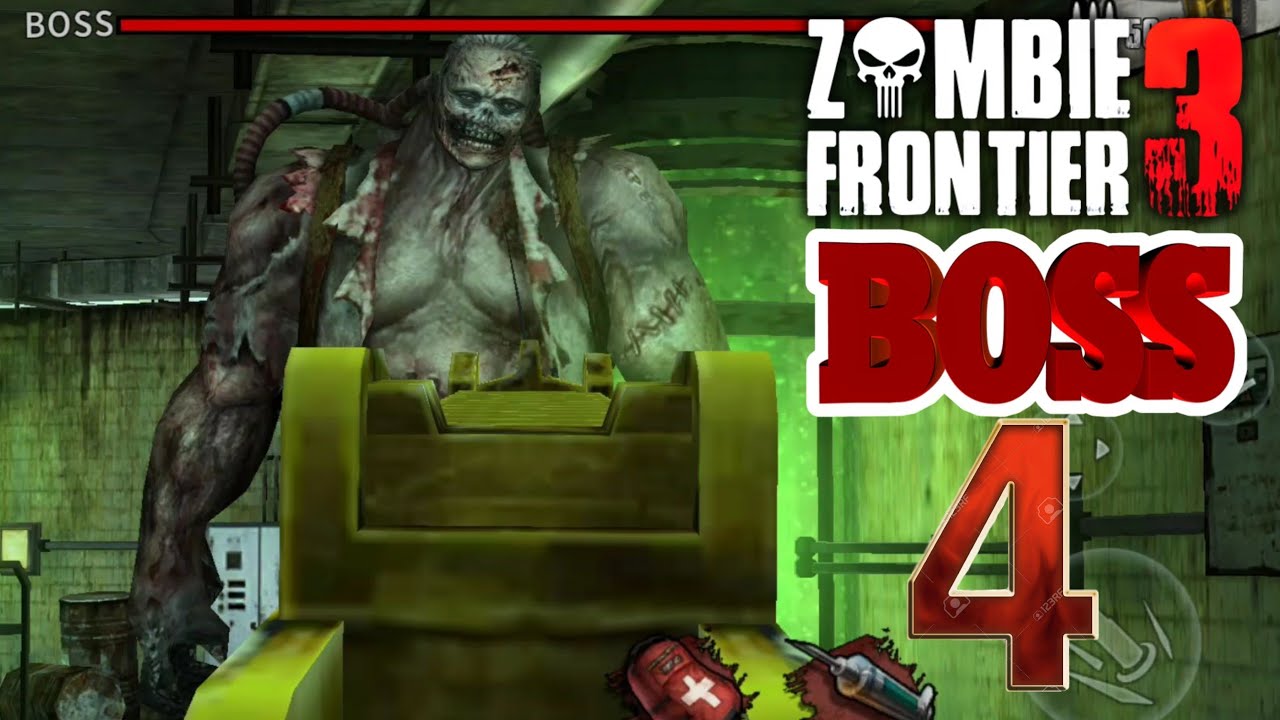 Zombie Frontier 3 BOSS 4 Fight Gameplay