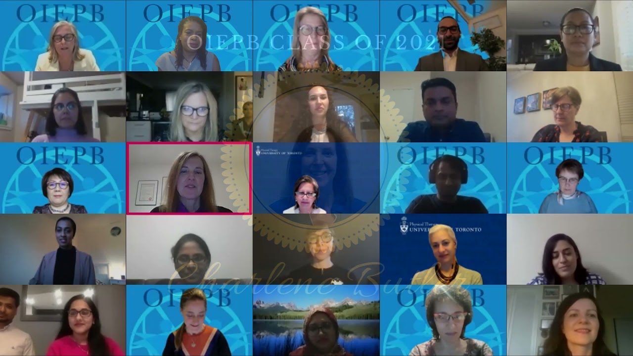 Class of 2021 Co-Presidents thank the OIEPB program